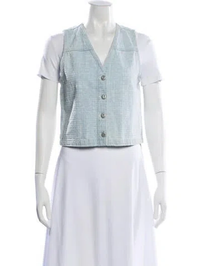 Pre-owned Rag & Bone Vest W/ Tags In Blue