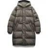 Rag & Bone Victor Down & Feather Fill Cotton Blend Coat In Gray