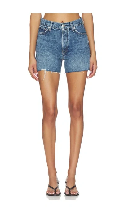 Rag & Bone Vintage Cut Off Shorts In Blue