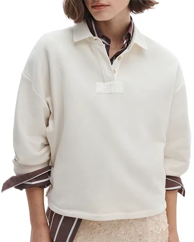 Rag & Bone Vintage Terry Oversized Sweatshirt In Nude