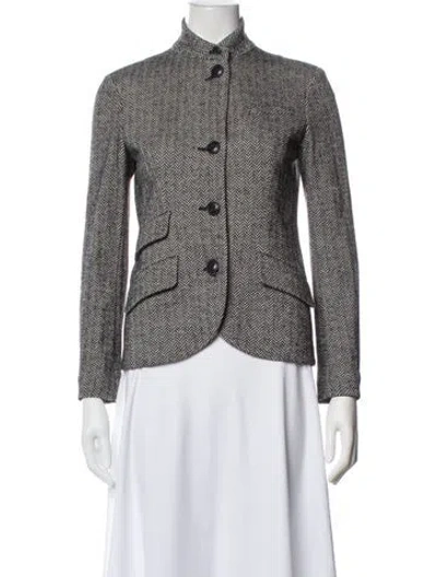 Pre-owned Rag & Bone Virgin Wool Blazer In Black