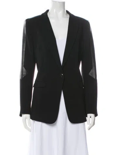 Pre-owned Rag & Bone Virgin Wool Blazer In Black