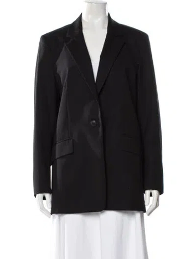 Pre-owned Rag & Bone Virgin Wool Blazer In Black