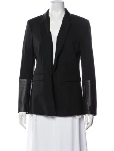 Pre-owned Rag & Bone Virgin Wool Blazer In Black