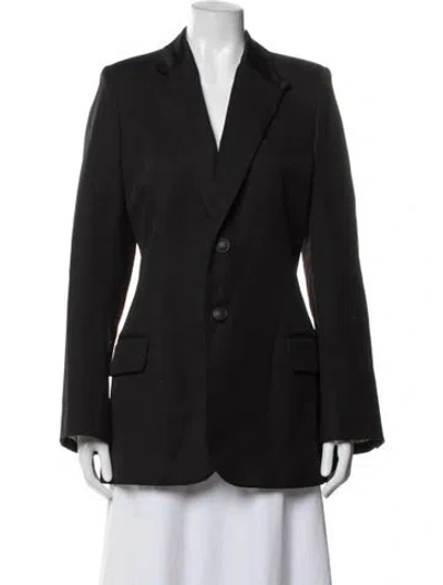 Pre-owned Rag & Bone Virgin Wool Blazer In Black