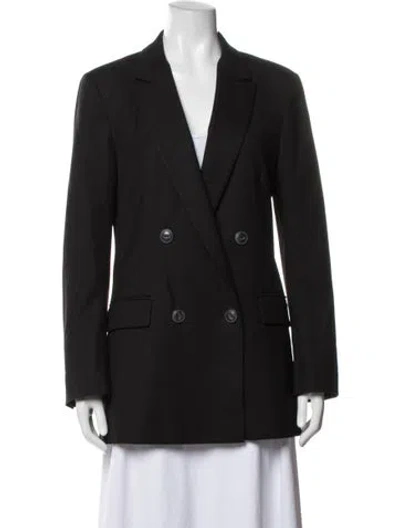 Pre-owned Rag & Bone Virgin Wool Blazer In Black