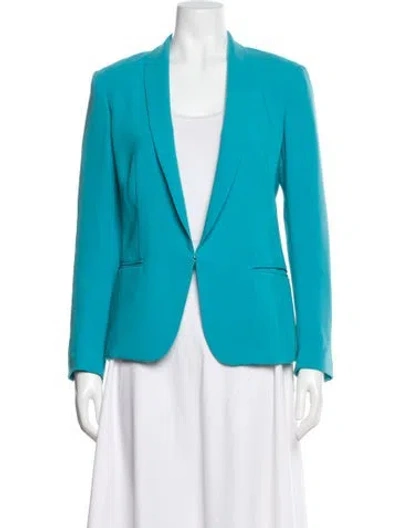 Pre-owned Rag & Bone Virgin Wool Blazer In Blue