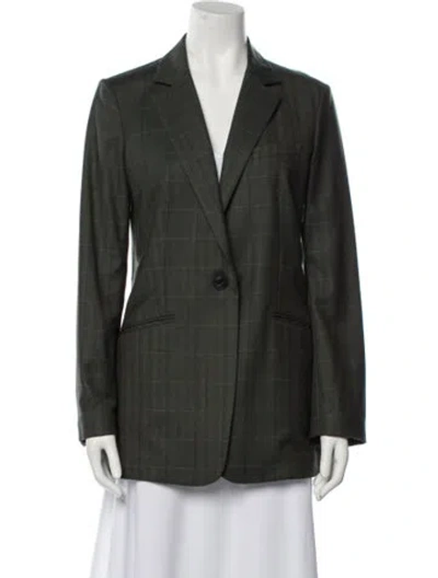 Pre-owned Rag & Bone Virgin Wool Blazer In Green