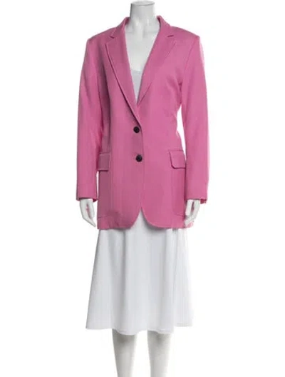 Pre-owned Rag & Bone Virgin Wool Blazer In Pink