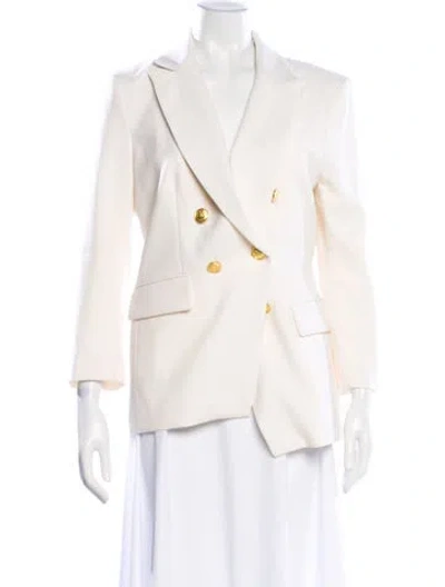 Pre-owned Rag & Bone Virgin Wool Blazer In White