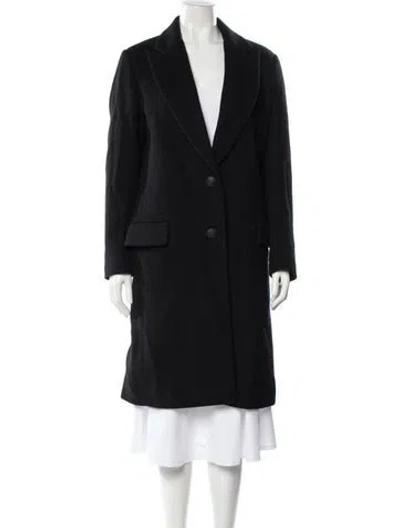 Pre-owned Rag & Bone Virgin Wool Coat In Black