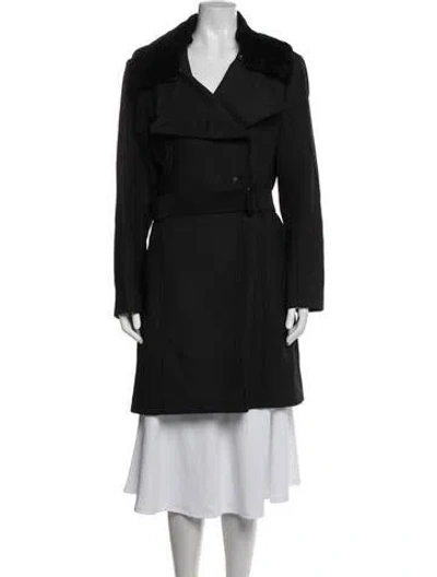 Pre-owned Rag & Bone Virgin Wool Coat In Black