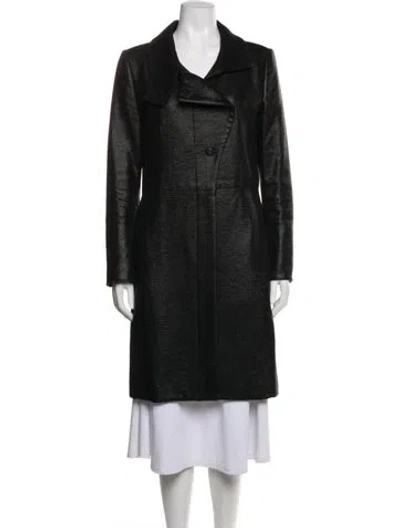 Pre-owned Rag & Bone Virgin Wool Coat In Black