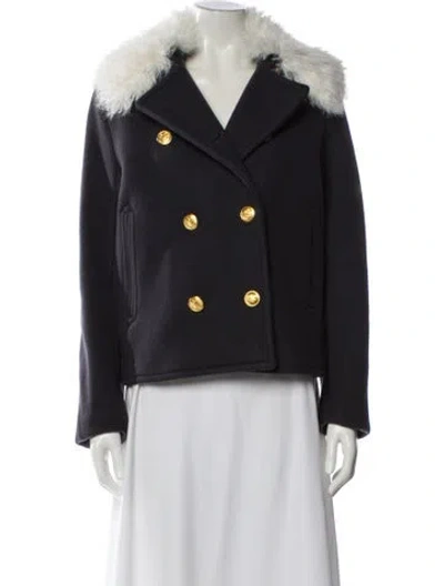 Pre-owned Rag & Bone Virgin Wool Coat In Gray