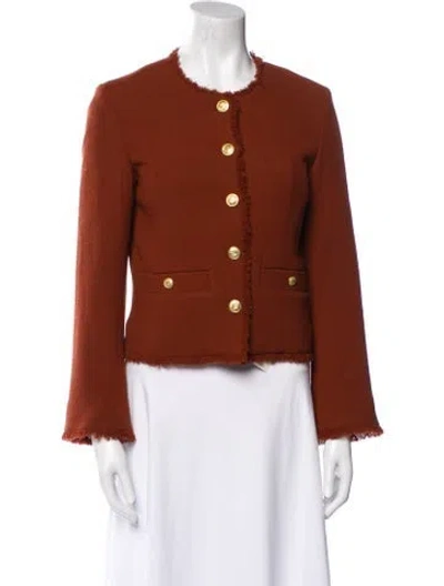 Pre-owned Rag & Bone Virgin Wool Evening Jacket In Brown