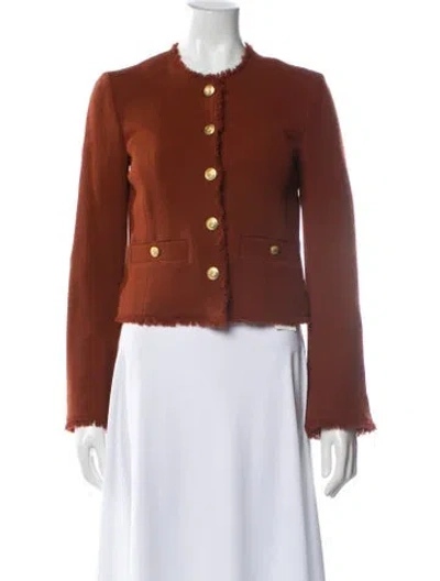 Pre-owned Rag & Bone Virgin Wool Evening Jacket In Brown