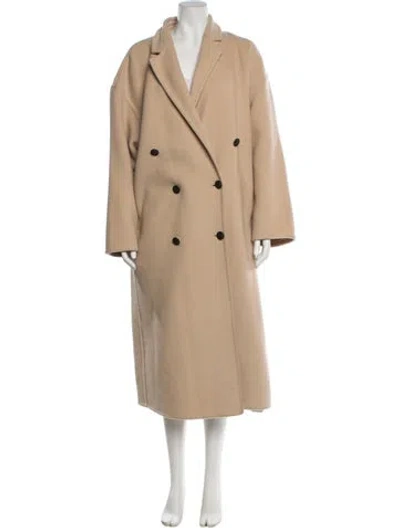 Pre-owned Rag & Bone Virgin Wool Faux Fur Coat In Neutral