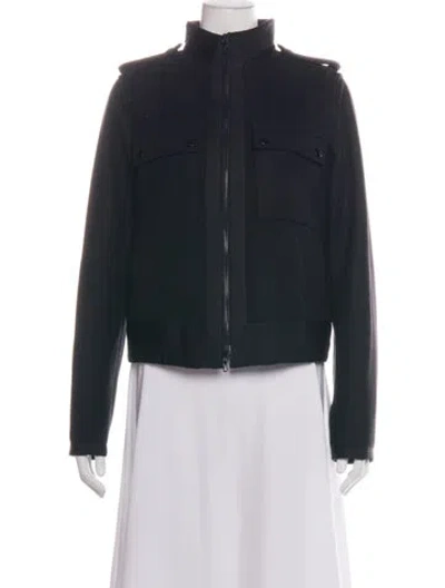 Pre-owned Rag & Bone Virgin Wool Jacket In Black