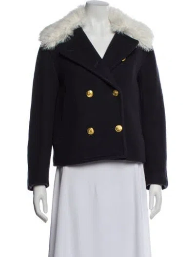 Pre-owned Rag & Bone Virgin Wool Jacket In Blue