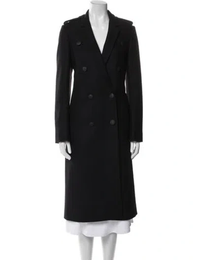 Pre-owned Rag & Bone Virgin Wool Peacoat In Black