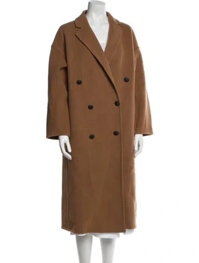 Pre-owned Rag & Bone Virgin Wool Peacoat In Brown