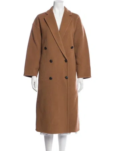 Pre-owned Rag & Bone Virgin Wool Peacoat In Brown