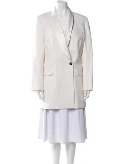 Pre-owned Rag & Bone Virgin Wool Peacoat In Neutral