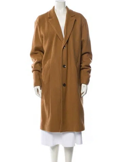 Pre-owned Rag & Bone Virgin Wool Peacoat In Neutral