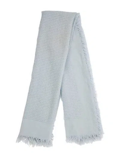 Pre-owned Rag & Bone Virgin Wool Scarf In Blue