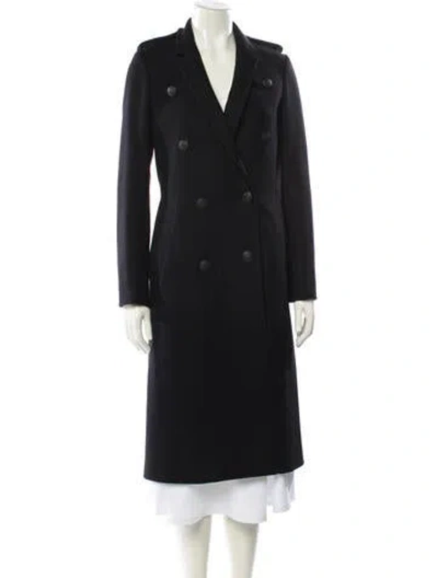 Pre-owned Rag & Bone Virgin Wool Trench Coat In Black