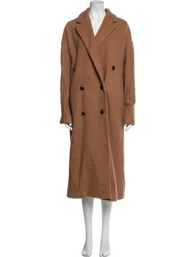 Pre-owned Rag & Bone Virgin Wool Trench Coat In Brown