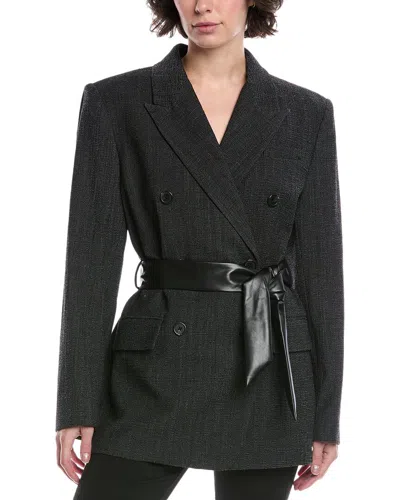 Rag & Bone Virginia Wool-blend Blazer In Black