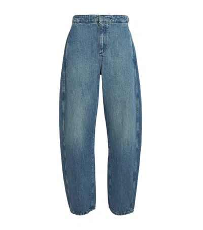 Rag & Bone Vito Barrel-leg Jeans In Blue