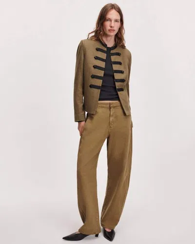 Rag & Bone Vito Canvas Pant In Brown
