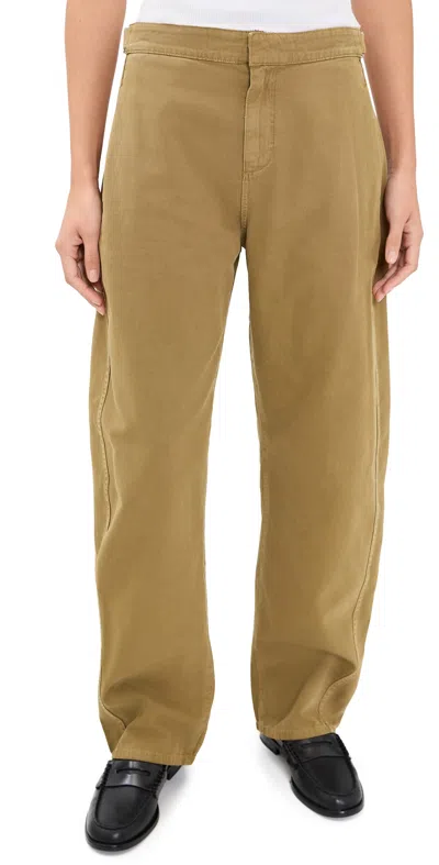 Rag & Bone Vito Canvas Pants Gold In Brown