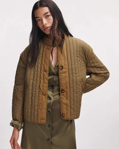 Rag & Bone Vito Liner Jacket In Dark Olive