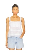 Rag & Bone Viviana Tank Top In White