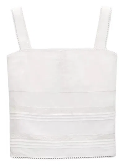 Rag & Bone Viviana Top In White