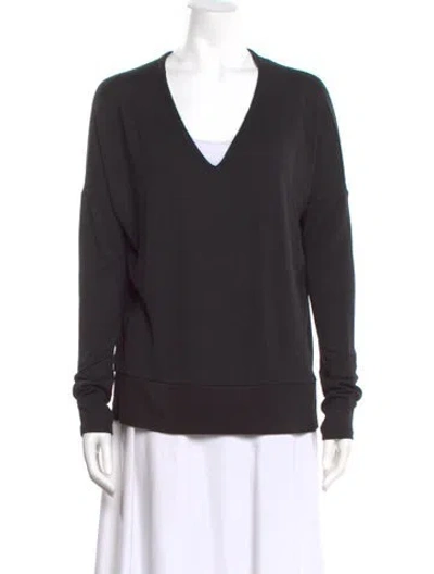 Pre-owned Rag & Bone V-neck Sweater In Black