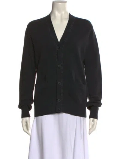 Pre-owned Rag & Bone V-neck Sweater In Black