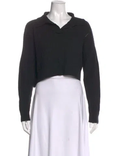 Pre-owned Rag & Bone V-neck Sweater In Black