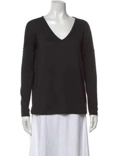Pre-owned Rag & Bone V-neck Sweater In Black