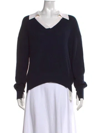 Pre-owned Rag & Bone V-neck Sweater In Black