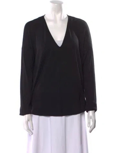 Pre-owned Rag & Bone V-neck Sweater In Blue