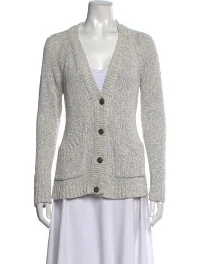 Pre-owned Rag & Bone V-neck Sweater In Blue