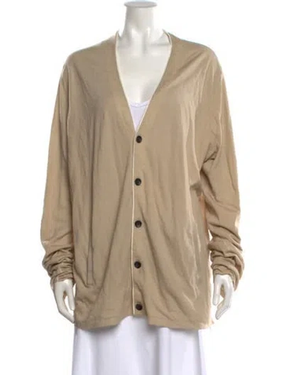 Pre-owned Rag & Bone V-neck Sweater In Brown