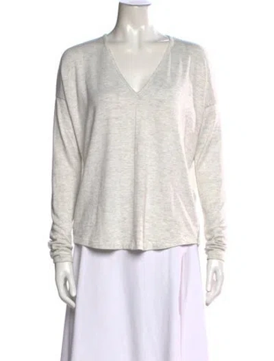 Pre-owned Rag & Bone V-neck Sweater In Gray