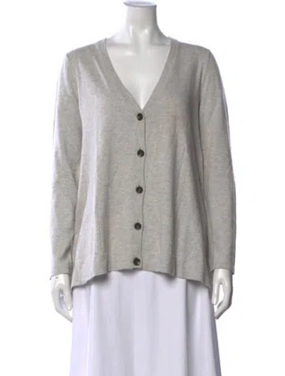 Pre-owned Rag & Bone V-neck Sweater In Grey