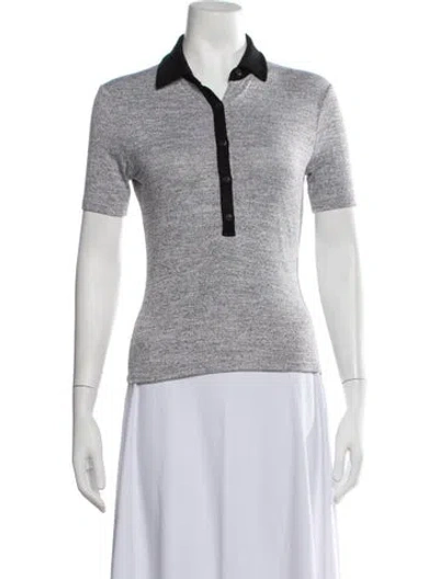 Pre-owned Rag & Bone V-neck Sweater In Grey