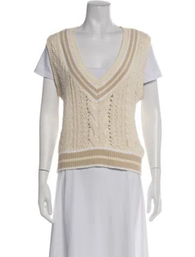 Pre-owned Rag & Bone V-neck Sweater In Grey